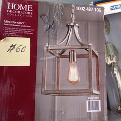 Brand New  1 Light Mini Pendant Home Decorators