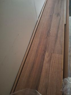 Laminate flooring and vinyl flooring
