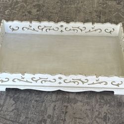 26” Handcarved Mango Wood Serving / Display Tray
