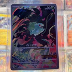 Pokémon: Bulbasaur - 133/132 (Mega Evolution Stamped) - SEALED promo card