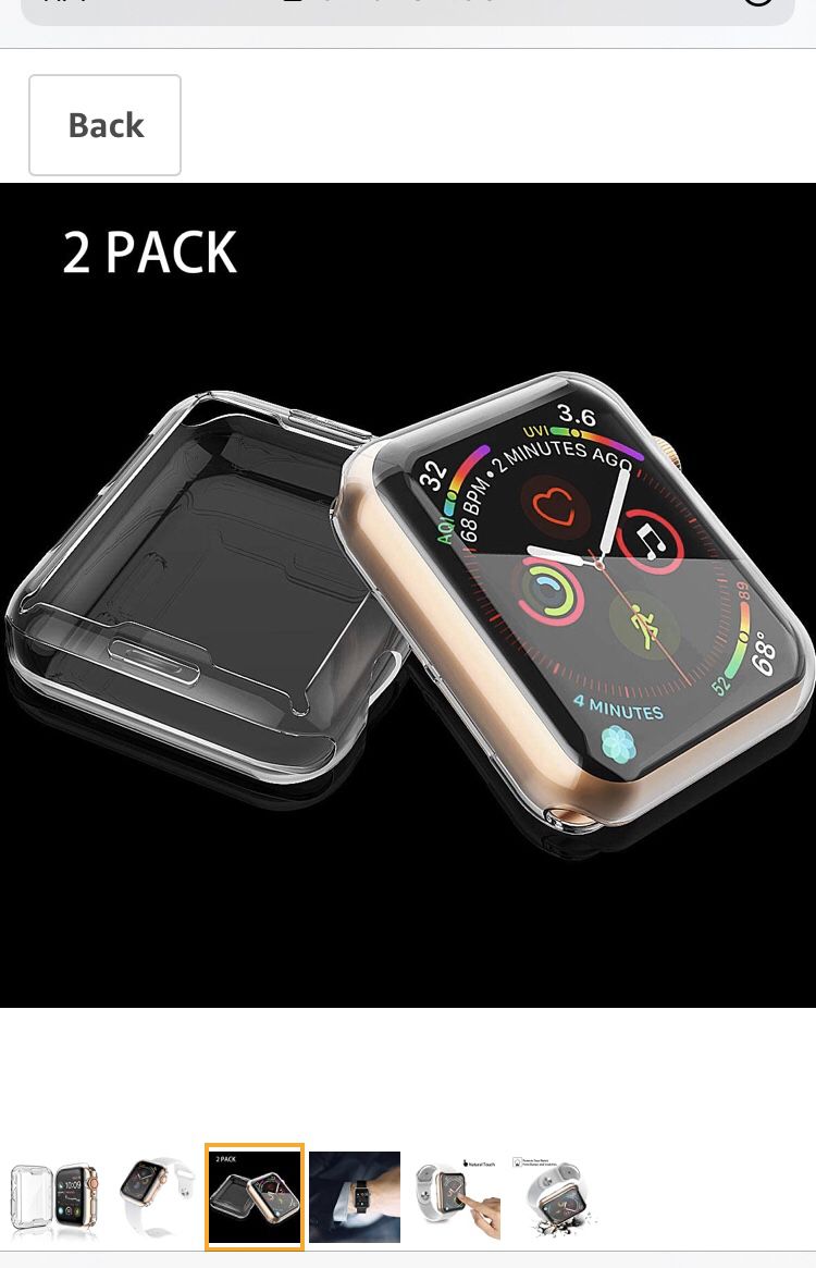 [2-Pack] Julk Case for Apple Watch Series 5 / Series 4 44mm,