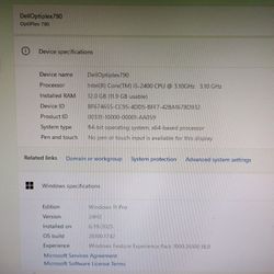 Dell Desktops Optiplex 790 SFF