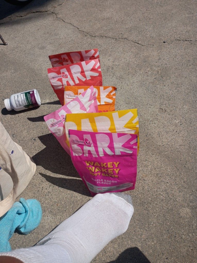 Six Bags BARK Brand Soft Baked Trainer Treats