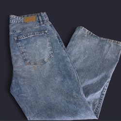 Light Wash Baggy Jeans