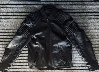 Medium real leather jacket