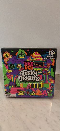 🎃 NEW & FACTORY SEALED NeeDoh Funky Frights Squish-O-Ween Countdown! 👻
