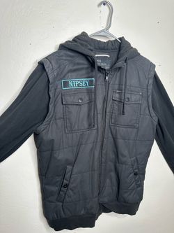 Custom Nipsey Hussle Hooded Jacket RVCA Size Large One of a Kind