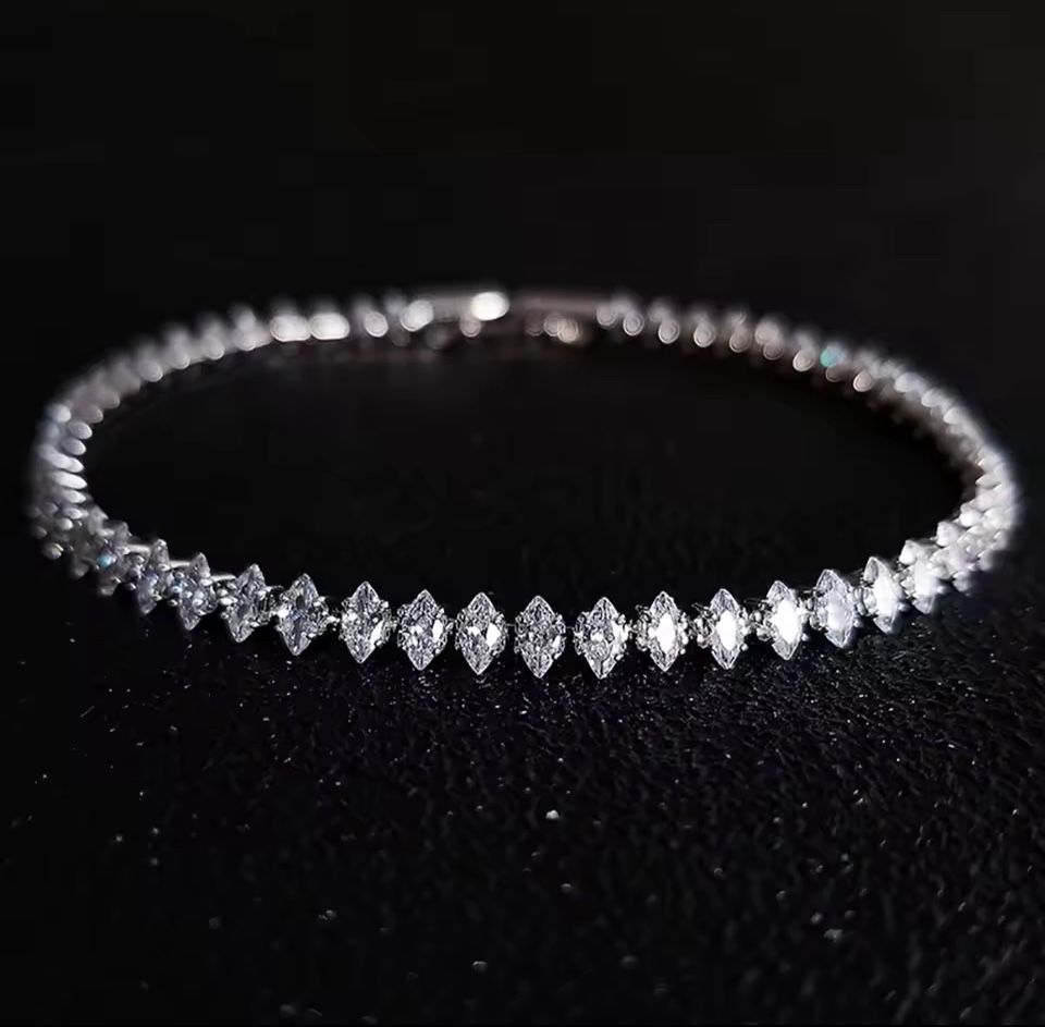 diamond cut bracelet