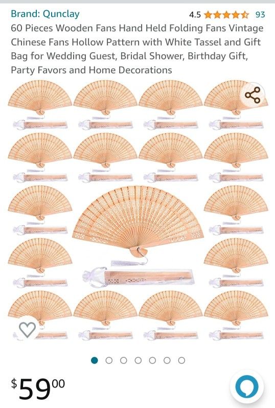 Wooden Handfan