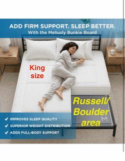 Meliusly Bunkie Board King Size (76x80). Russell/Boulder area.