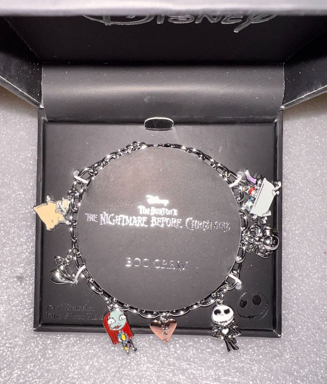 Disney The Nightmare Before Christmas Charm Bracelet (NEW)