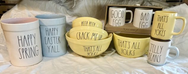 Rae Dunn Easter Lot (prices Listed below)