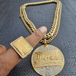 I Deliver I Ship 14k Gold Plated Set