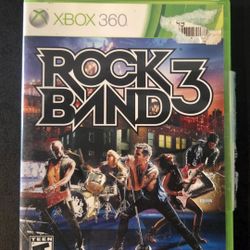 Xbox360 Video Game- Rock Band 3