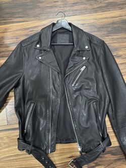 All Saints xxl Leather Jacket 