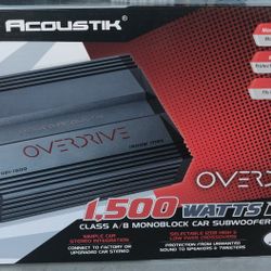 1500 Watt's POWER ACOUSTIK AMP.🎶💪🏻