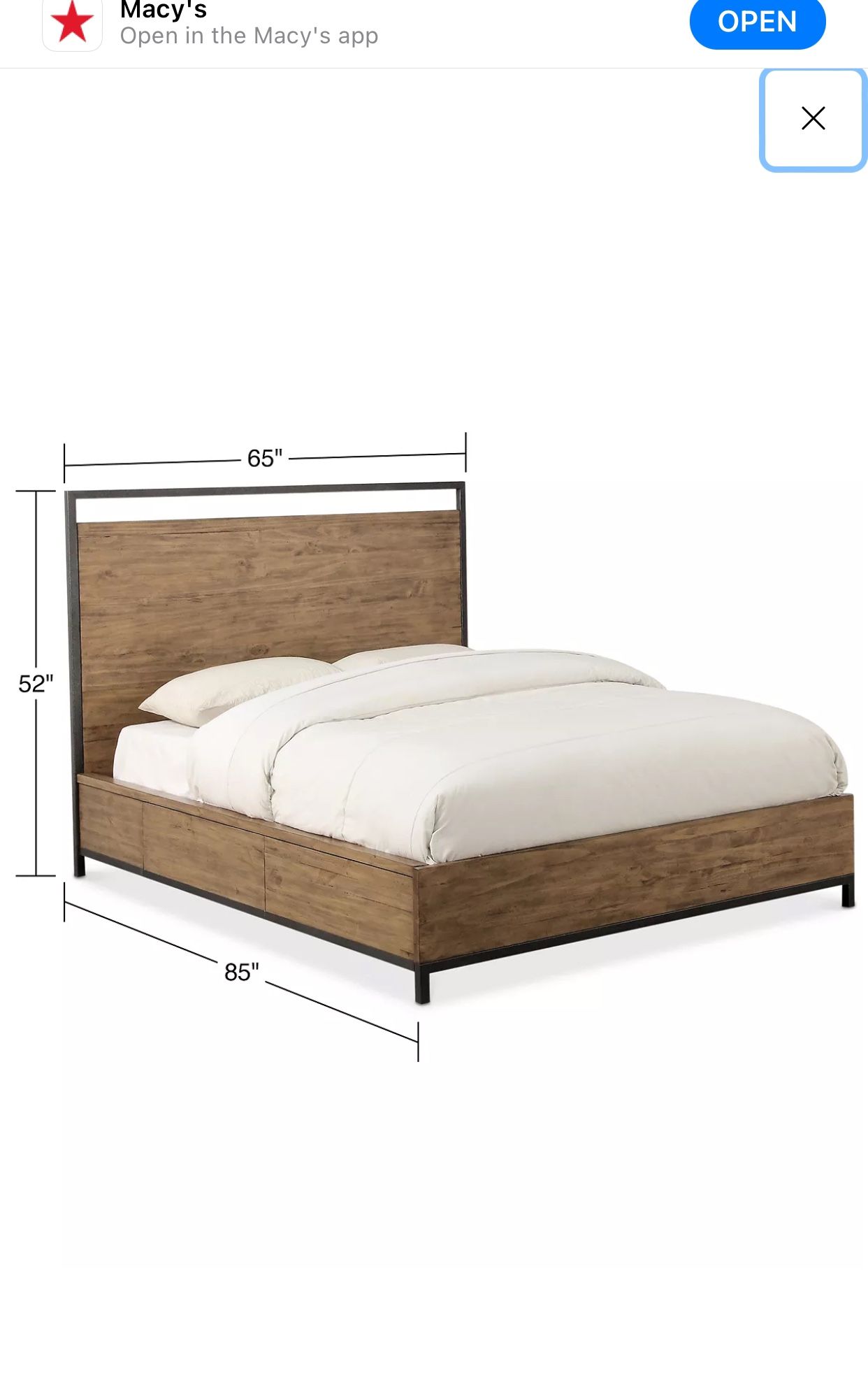 Like New Bed Queen Bed Frame