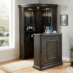 Curio cabinet and bar table set- available in cherry  Now 1798.00 Free Delivery 🚚 