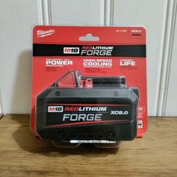 M18 Milwaukee Lithium-Ion REDLITHIUM FORGE XC 8.0 Ah Battery Pack