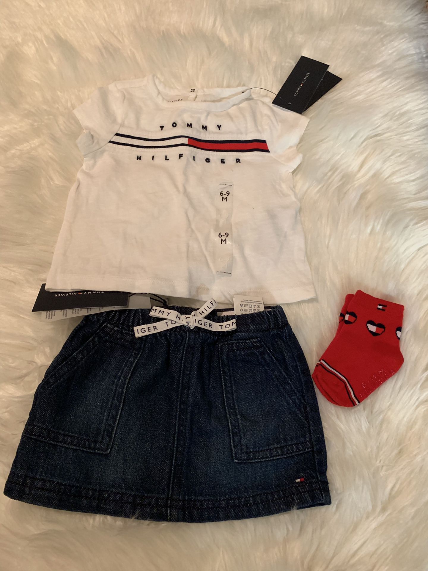 Girls Tommy Hilfiger Outfit Size 6/9 months
