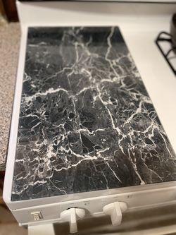 20 3/8” Tempered Glass Stove Burner Cover & Cutting Board