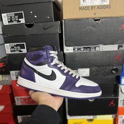 Jordan Court Purple 2.0 size 12 USED But Clean 