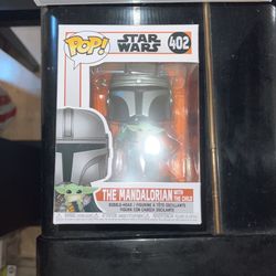 The Mandalorian With The Child Funko Pop