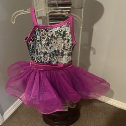 Custom Made Size 4-6 Toddler Child Barbie sparkly Tutu Costume, great dress up, worn once