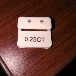 0.25 Ct Moissanite Studs 