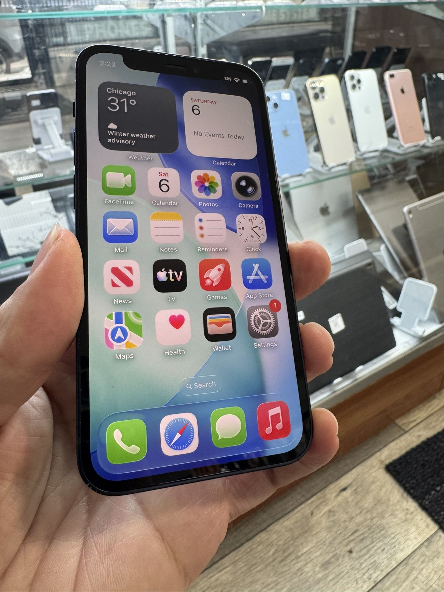 Very Good Unlocked iPhone 12 Mini - Green - Very Good Unlocked iPhone 12 Mini - Blue - Desbloqueado