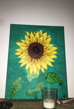 Sunflower painting