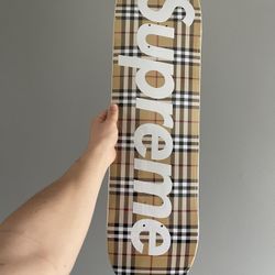 Supreme x Burberry Skateboard