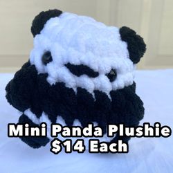 Crochet Mini Panda Plushie