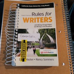Rules for Writers 8th Edition *FREE