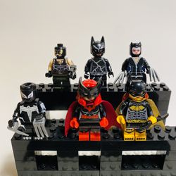 Batman Cast of Characters Custom Lego Minifigures