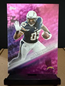 Topps Antonio Gates San Diego Chargers Football Card