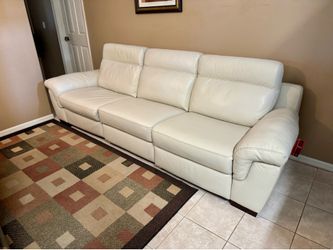 Pearlescent Real Leather OVERSIZED Sofa