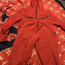 Nike Tech Fleece “Red” Tracksuit