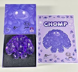 Triple Signed SDCC 2024 Resin Amethyst Chomp Abominable Toys LE 114/250 Comic Con