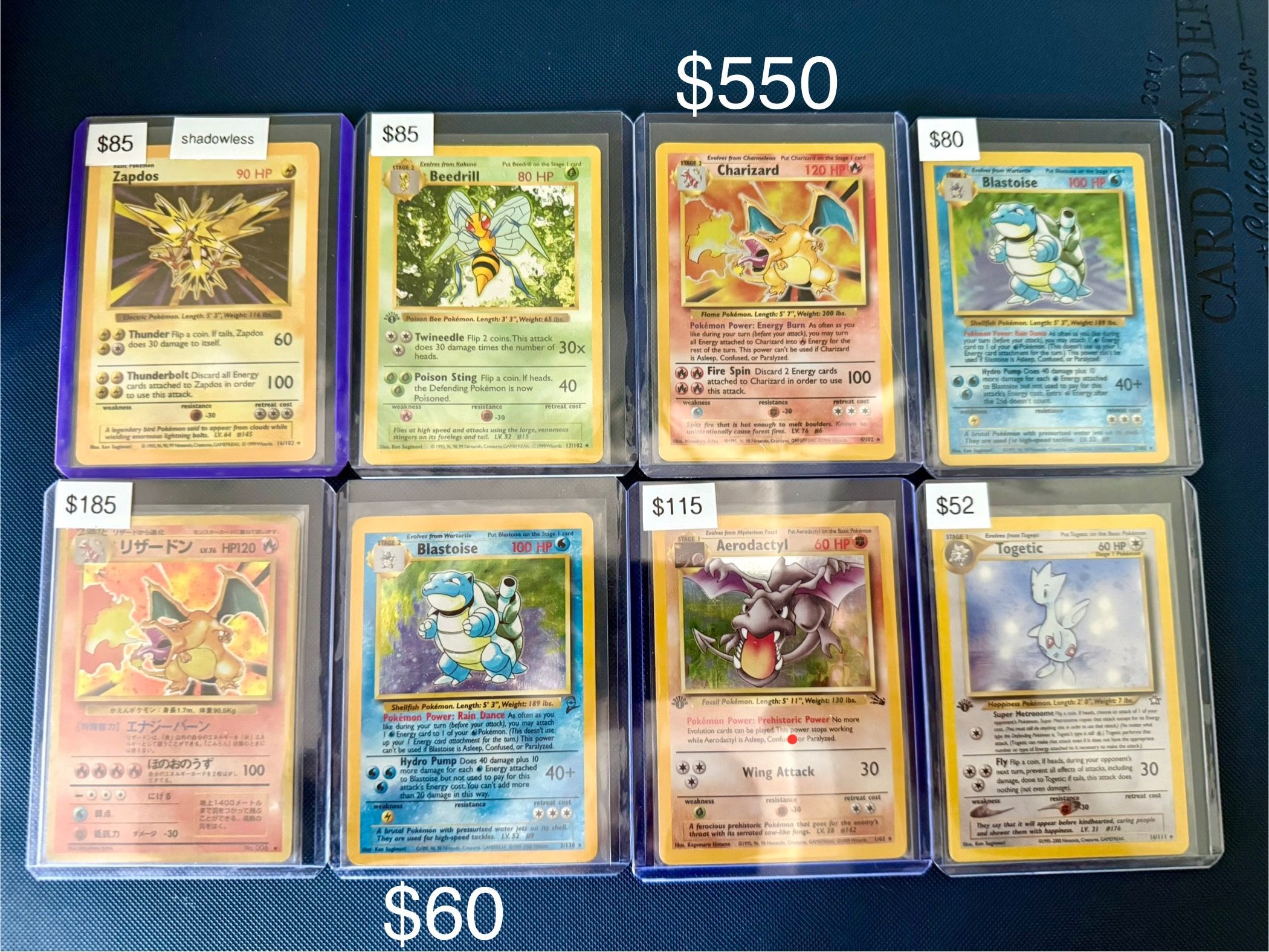 Vintage Pokemon Card Lot. Raw Singles And Slabs