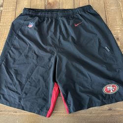 Nick Bosa #97 Player Issued  Men's Nike Woven 49ers Player Practice Flex Shorts L Black
