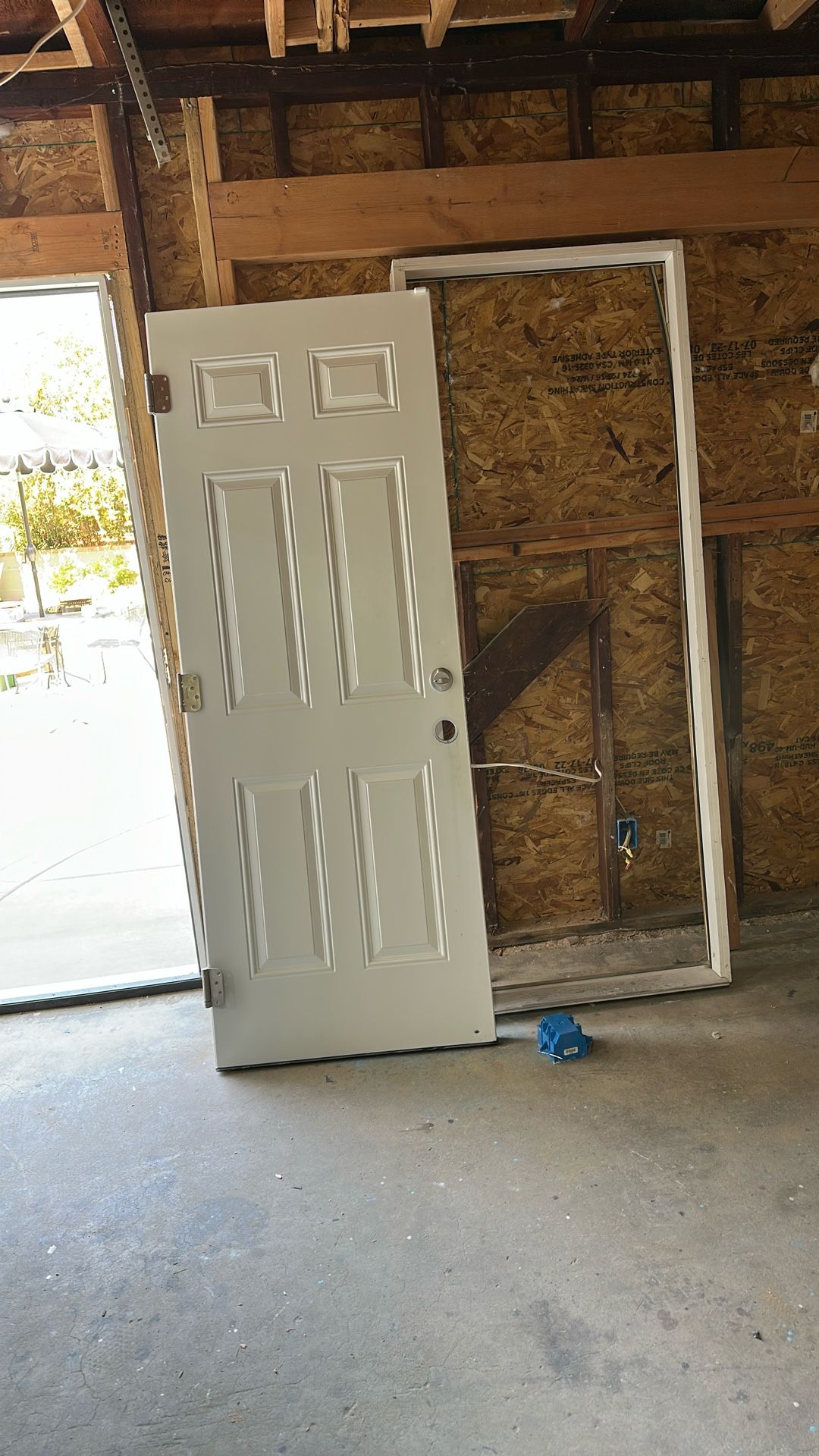 30” Firewall Door White