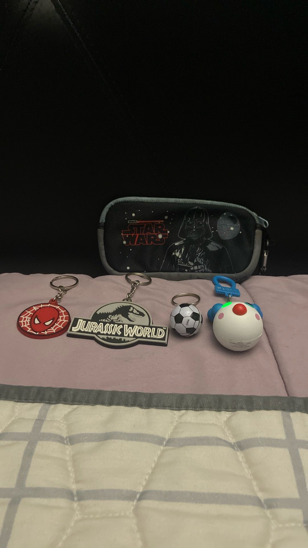 Star Wars wallet with the necklace