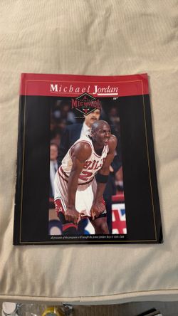 Vintage 1994 A Salute to Michael Jordan Official Retirement Program Chicago Bulls