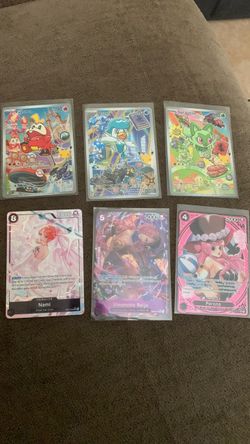 Pokémon & One Piece Trading Cards Lot of 6