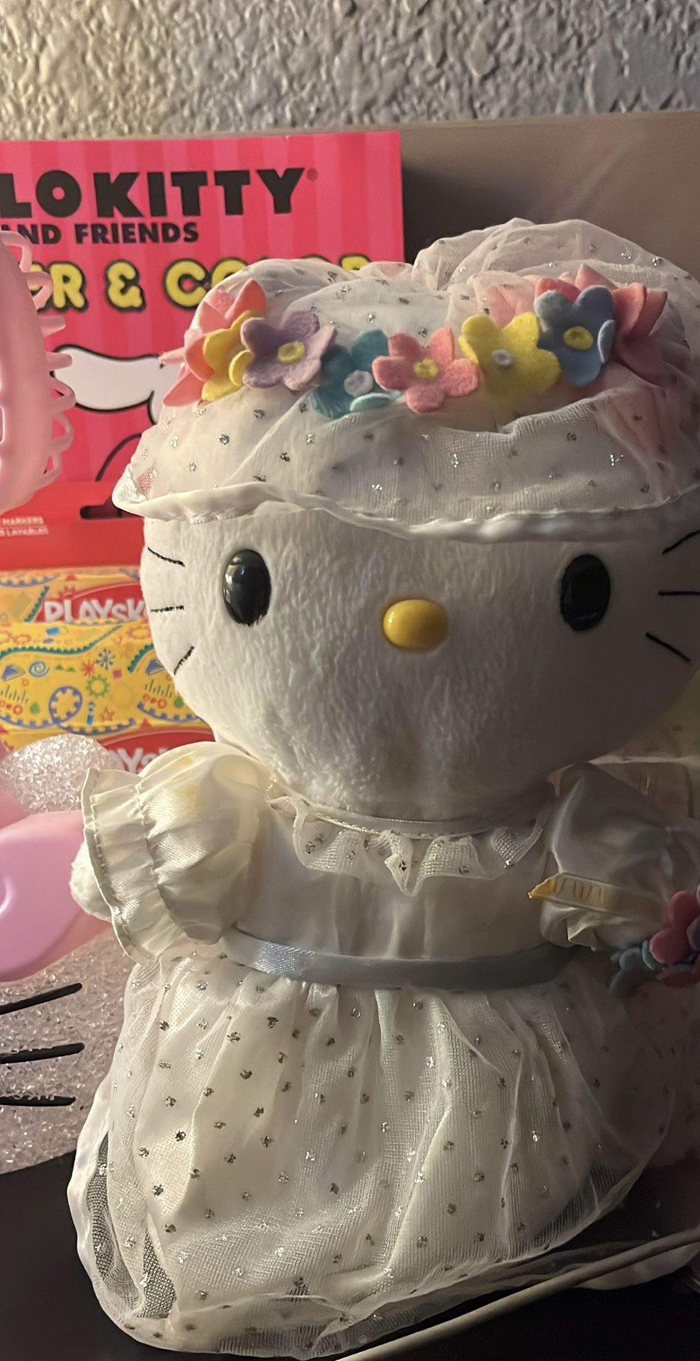 Hello Kitty Plushie Wedding Bride