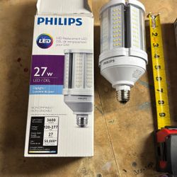 Philips 27 Watt LED Bulb $15.00 Each