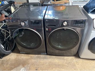 LG washer and gas dryer
