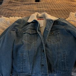 Guess Braun Sherpa Jacket Denim