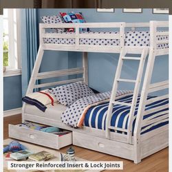 Bunk Bed Frame And Mattress 